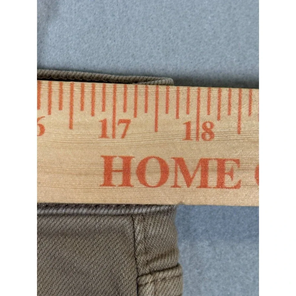 7 For All Mankind Slimmy Jeans Mens 34x29 Khaki Slim Stretch Denim Pants